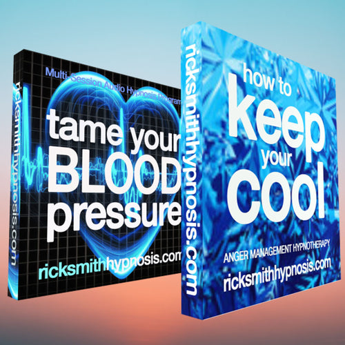 TAME YOUR BLOOD PRESSURE & HOW TO KEEP YOUR COOL Audio Hypnosis Twin-Pack: 10-Sessions - Includes 2 Hypnosis Conditioning Sessions