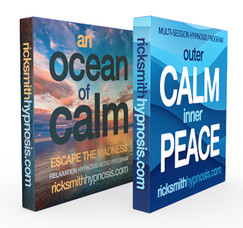 'OUTER CALM INNER PEACE' & 'OCEAN OF CALM' Audio Hypnosis Twin-Pack: 8-Sessions - Includes 2 Hypnosis Conditioning Sessions