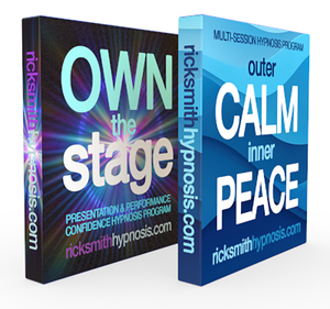 'OUTER CALM INNER PEACE' & 'OWN THE STAGE' Audio Hypnosis Twin-Pack: 8-Sessions - Includes 2 Hypnosis Conditioning Sessions