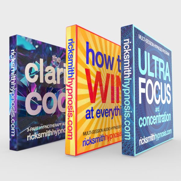 Winning Edge - Hypnosis Triple-Pack: The Clarity Code + Ultra Focus + How To Win At Everything - Includes Hypnosis Training & Conditioning