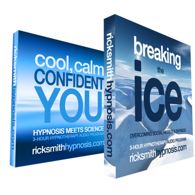 Confidence & Social Anxiety Audio Hypnosis Twin-Pack: 'COOL, CALM, CONFIDENT YOU' & 'BREAKING THE ICE' - 6 Sessions