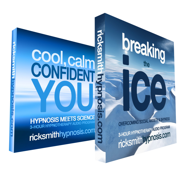 Confidence & Social Anxiety Audio Hypnosis Twin-Pack: 'COOL, CALM, CONFIDENT YOU' & 'BREAKING THE ICE' - 6 Sessions