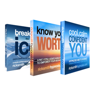 Confidence Booster Audio Hypnosis Triple-Pack - Includes Cool Calm Confident You, Know Your Worth, Breaking The Ice - 11 Sessions - 6h 07m