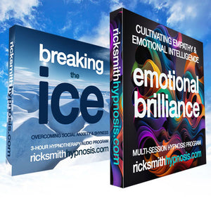 EMOTIONAL BRILLIANCE & BREAKING THE ICE Audio Hypnosis Twin-Pack: 8-Sessions - Includes 2 Hypnosis Conditioning Sessions