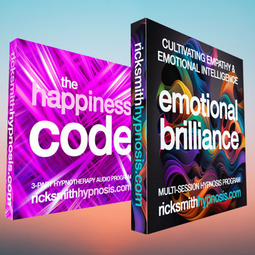 EMOTIONAL BRILLIANCE & THE HAPPINESS CODE Audio Hypnosis Twin-Pack: 8-Sessions - Includes 2 Hypnosis Conditioning Sessions