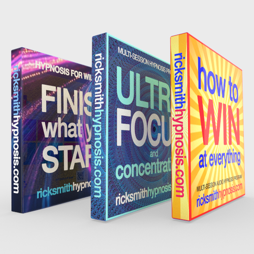 PRODUCTIVITY POWERHOUSE HYPNOSIS TRIPLE-PACK  -  Finish What You Start + How To Win At Everything + Ultra-Focus & Concentration - 9 Sessions