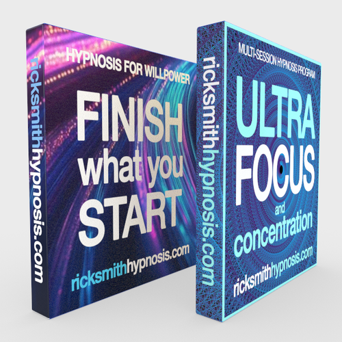 LASER FOCUS Audio Hypnosis Twin-Pack: Finish What You Start & Ultra-Focus & Concentration - 6 Sessions