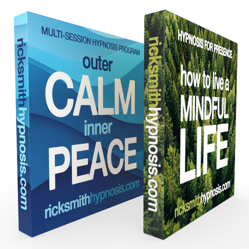 PEACEFUL MINDSET Hypnosis Twin-Pack - 'How To Live A Mindful Life' & 'Outer Calm, Inner Peace'  -  6 Sessions (Copy)