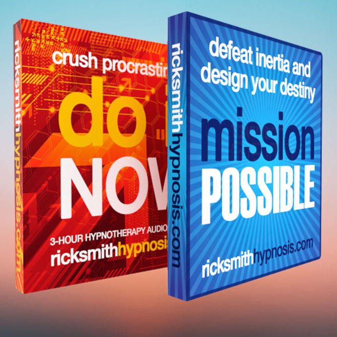 'MISSION POSSIBLE' & 'DO IT NOW' Audio Hypnosis Twin-Pack: 8-Sessions - Includes 2 Hypnosis Conditioning Sessions