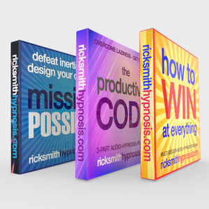 Productivity Power Pack - Hypnosis Triple-Pack: MISSION POSSIBLE, HOW TO WIN AT EVERYTHING, THE PRODUCTIVITY CODE - Includes Hypnosis Training & Conditioning