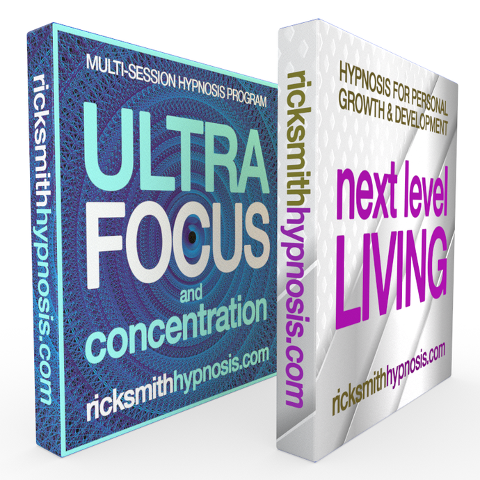 Next Level Living + Ultra Focus & Concentration - Audio Hypnosis Twin-Pack: 6 Sessions