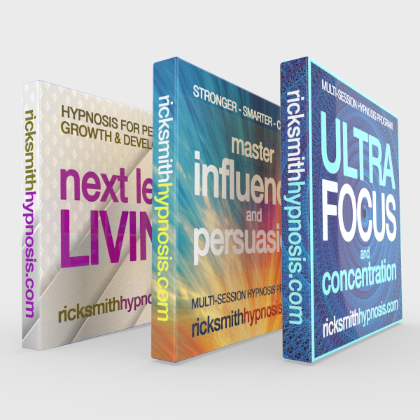 Focus, Influence, Growth - Hypnosis Triple-Pack: Next Level Living + Ultra Focus + Master Influence & Persuasion - Includes Hypnosis Training & Conditioning