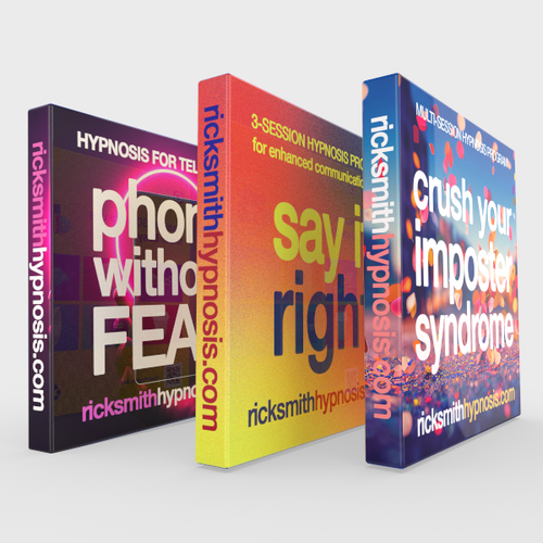 BOLDLY YOU Hypnosis Triple-Pack - 'Phone Without Fear', 'Say It Right', 'Crush Your Imposter Syndrome'  -  9 Sessions