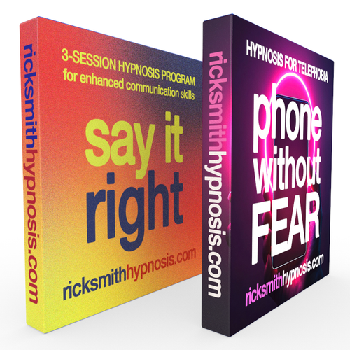 CONFIDENT CONVERSATIONS Hypnosis Twin-Pack - 'Phone Without Fear' & 'Say It Right'  -  6 Sessions