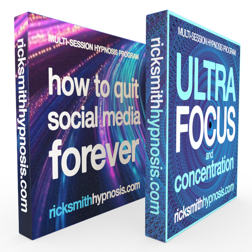 DIGITAL FREEDOM Hypnosis Twin-Pack - 'Quit Social Media Forever' & 'Ultra Focus & Concentration'  -  6 Sessions