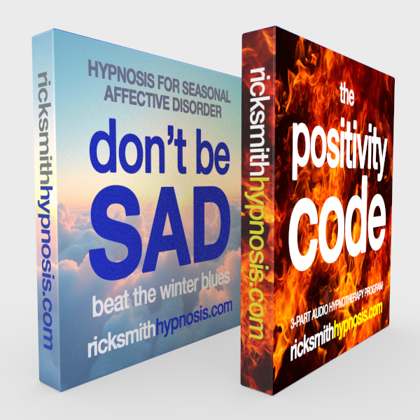 DON'T BE S.A.D. & THE POSITIVITY CODE Audio Hypnosis Twin-Pack: 6 Sessions