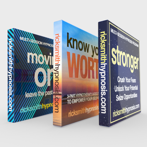 Powerful Progress Plan Hypnosis Triple-Pack: Moving On, Stronger, Know Your Worth - Includes Hypnosis Training & Conditioning