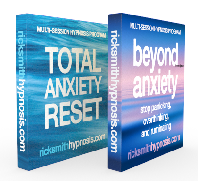 TOTAL ANXIETY RESET & BEYOND ANXIETY Audio Hypnosis Twin-Pack: 6 Sessions
