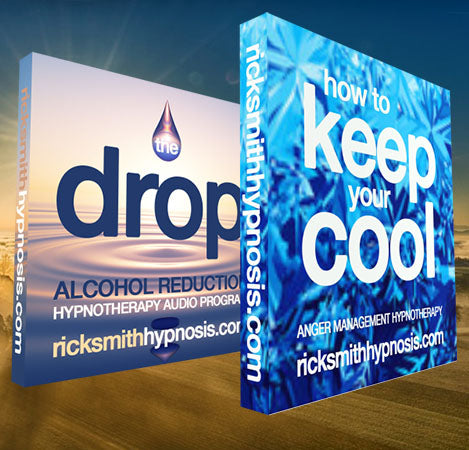 Alcohol & Anger Management Hypnosis Twin-Pack: 'THE DROP' & 'HOW TO KEEP YOUR COOL' - Includes Hypnosis Training & Conditioning