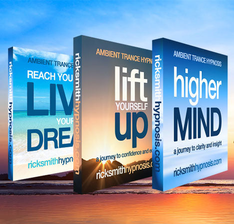 AMBIENT GUIDED HYPNOSIS TRIPLE PACK Vol 1 - includes 'Higher Mind', 'Lift Yourself Up', & 'Reach Your Goal / Live Your Dream' - Total Running Time 103m