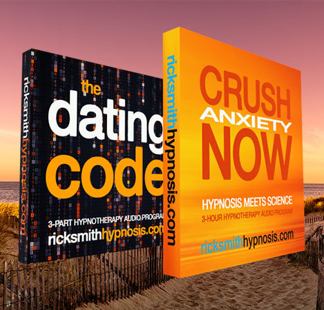 Anxiety & Dating Audio Hypnosis Twin-Pack: 'CRUSH ANXIETY NOW' & 'THE DATING CODE' - 6 Sessions
