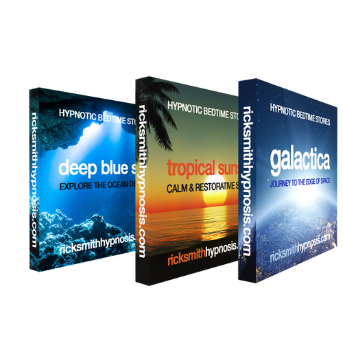 BEDTIME STORIES VOL.1 - Hypnosis Sleep Inductions - Includes 'Deep Blue Sea', 'Tropical Sunset' & 'Galactica' - (137m total)