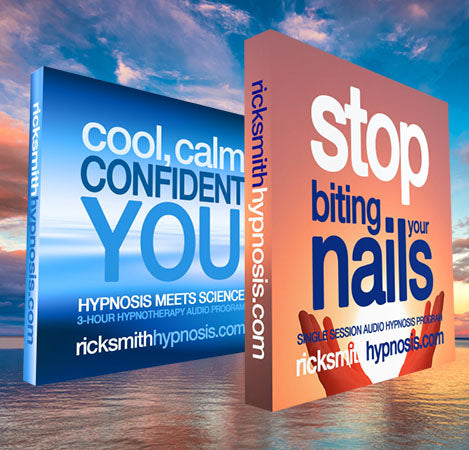 Confidence & Stop Nail-Biting Hypnotherapy Twin Pack - 'COOL, CALM, CONFIDENT YOU' & 'STOP BITING YOUR NAILS' - Includes Hypnosis Training
