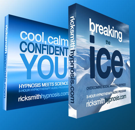 Confidence & Social Anxiety Audio Hypnosis Twin-Pack: 'COOL, CALM, CONFIDENT YOU' & 'BREAKING THE ICE' - 6 Sessions
