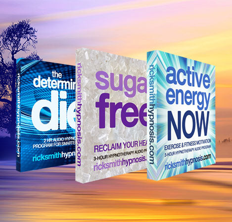 Health & Fitness Audio Hypnosis Trio-Pack: 'DETERMINATION DIET', 'SUGAR FREE', & 'ACTIVE ENERGY NOW'
