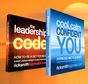 Leadership & Confidence Hypnotherapy Twin Pack - 'The Leadership Code' & 'Cool, Calm, Confident You'  - Includes Hypnosis Training & Conditioning