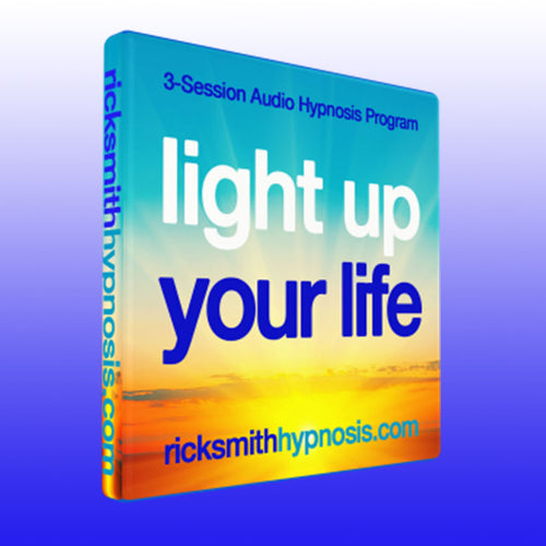 LIGHT UP YOUR LIFE - Hypnosis Program - 5 Audio Sessions inc. Training (130 mins).