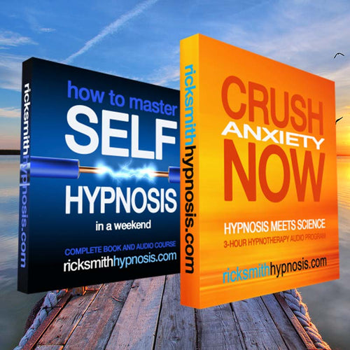 Self-Hypnosis & Anxiety Audio Hypnosis Twin-Pack: 'HOW TO MASTER SELF-HYPNOSIS IN A WEEKEND' & 'CRUSH ANXIETY NOW' - 6 Sessions