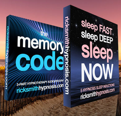 Memory & Insomnia Hypnotherapy Twin Pack: 'THE MEMORY CODE' & 'SLEEP FAST, SLEEP DEEP, SLEEP NOW' - 8 Sessions
