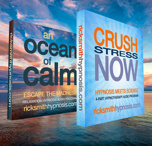 Calmness & Stress Audio Hypnosis Twin-Pack: - 'OCEAN OF CALM' & 'CRUSH STRESS NOW' - 7 Sessions