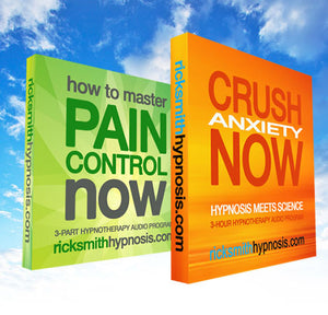 'MASTER PAIN CONTROL NOW' & 'CRUSH ANXIETY NOW' Audio Hypnosis Twin-Pack: 8-Sessions - Includes 2 Hypnosis Conditioning Sessions