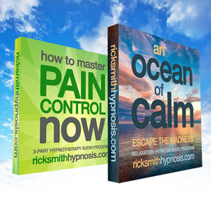 'MASTER PAIN CONTROL NOW' & 'AN OCEAN OF CALM' Audio Hypnosis Twin-Pack: 6-Sessions - Includes 2 Hypnosis Conditioning Sessions