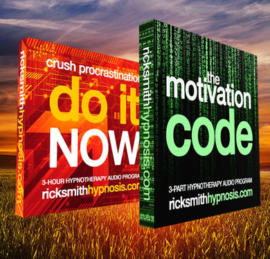 Procrastination & Motivation Audio Hypnosis Twin-Pack: 'DO IT NOW' & 'THE MOTIVATION CODE' - 6 Sessions