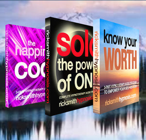 Solo Lifestyle Hypnotherapy Triple Pack - 'The Happiness Code' - 'Solo - The Power of One' - 'Know Your Worth' - 11 Sessions 5h 45m Running Time